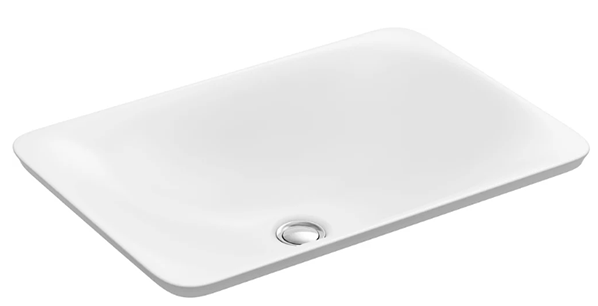 Раковина встраиваемая сверху 53, белая Jacob Delafon Carillon E96117-0