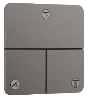 Переключатель потоков, встраиваемый, шлиф.черный хром Hansgrohe ShowerSelect Comfort Q 15587340