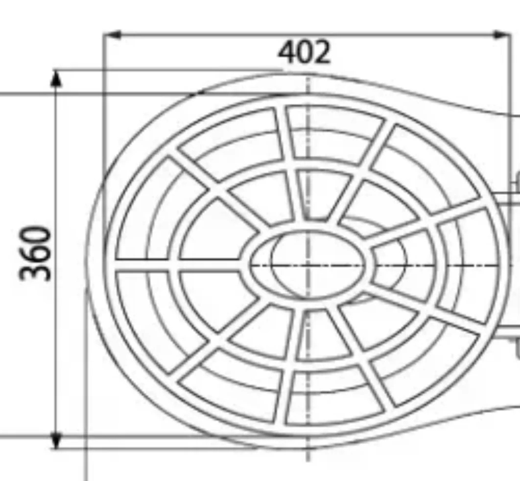 Решетка для видуара Alcaplast A681