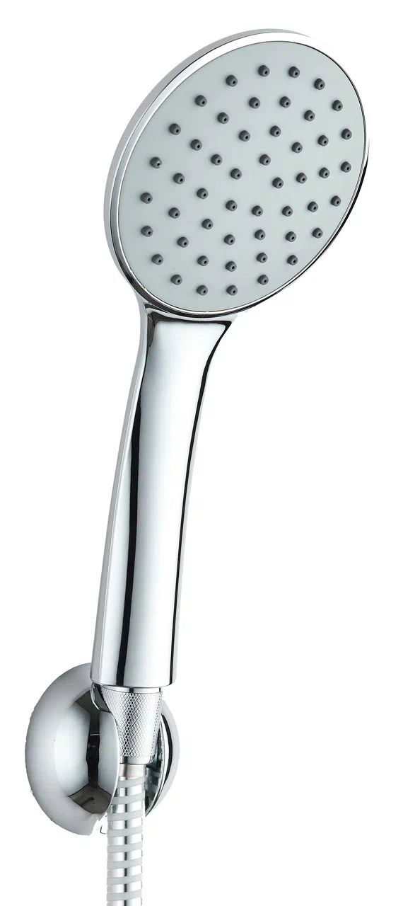 Ручной душ с держателем и шлангом, хром VODA VS100