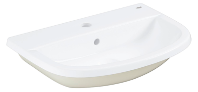 Раковина накладная 55, с переливом, альпин-белый, Grohe Bau Ceramic 39422000 Раковина накладная 55, с переливом, альпин-белый, Grohe Bau Ceramic 39422000