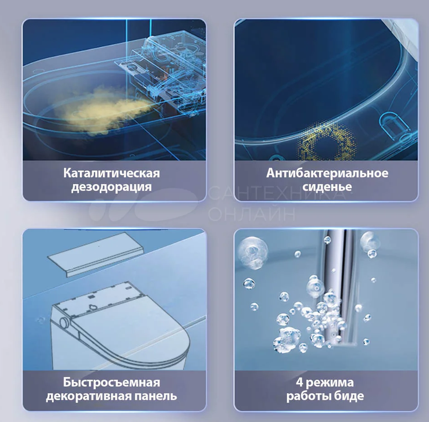 Умный унитаз, подвесной JOMOO RUD5450-S0-IDO