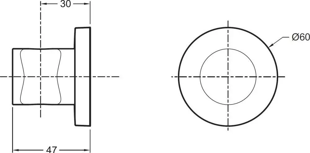 Держатель для душа настенный, хром Jacob Delafon Modulo 8466D-CP
