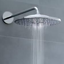 Верхний душ с кронштейном 422, 2 режима струи, с ДУ, хром Grohe Rainshower 310 SmartConnect 26640000