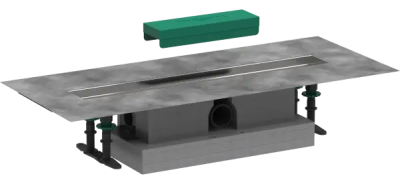 Трап линейный для пола 600, со скрытой монтажной частью Hansgrohe uBox Universal 56022180 Трап линейный для пола 600, со скрытой монтажной частью Hansgrohe uBox Universal 56022180