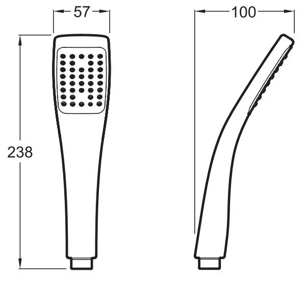 Ручной душ, хром Jacob Delafon Eo E3876-CP
