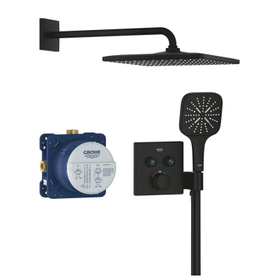 Душевая система встраиваемая, черный Grohe Grohtherm SmartControl CUBE 310 34865KF0 Душевая система встраиваемая, черный Grohe Grohtherm SmartControl CUBE 310 34865KF0