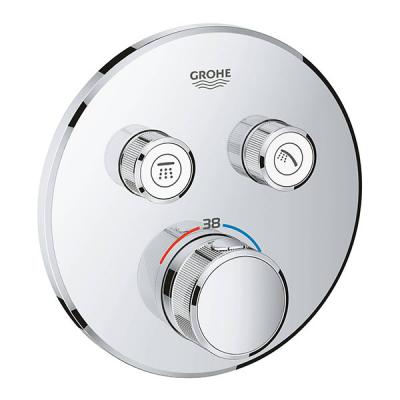 Термостат для душа, встраиваемый, на 2 выхода, хром Grohe Grohtherm SmartControl 29119000