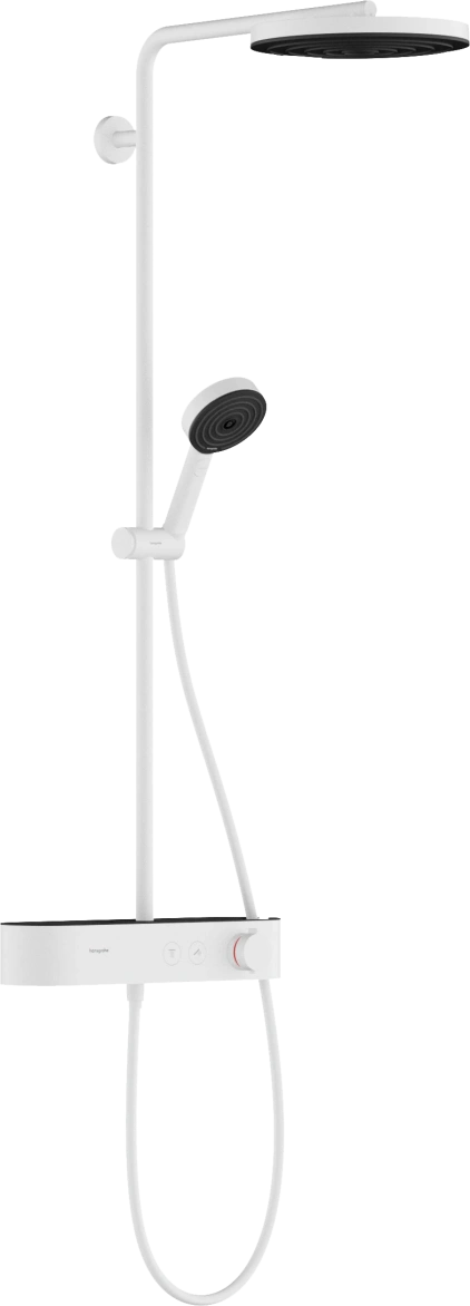 Душевая система с термостатом для душа, белый Hansgrohe Pulsify Showerpipe 260 24220700