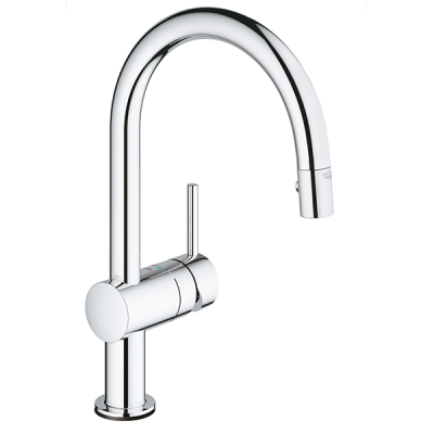 Смеситель для кухни, сенсорный, C-излив, хром Grohe Minta 31358001