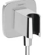 Подключение для душевого шланга с держателем для душа, хром Hansgrohe Fixfit Porter Q 26887000 Подключение для душевого шланга с держателем для душа, хром Hansgrohe Fixfit Porter Q 26887000