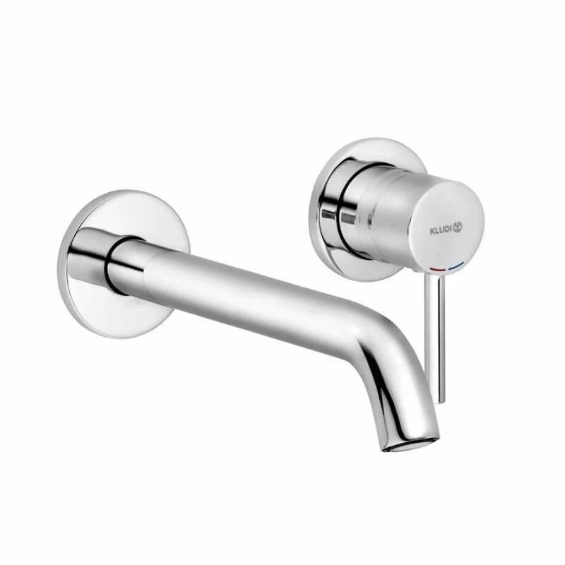 Смеситель для раковины, на 2 отверстия, хром Kludi Bozz 382450576