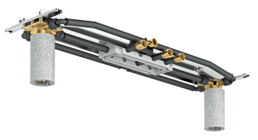 Скрытая монтажная часть ShowerHeaven 1200/300 4jet со световым модулем Axor ShowerSolutions 12922180