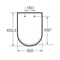 Крышка-сиденье для унитаза с микролифтом Roca Gap 7801472004