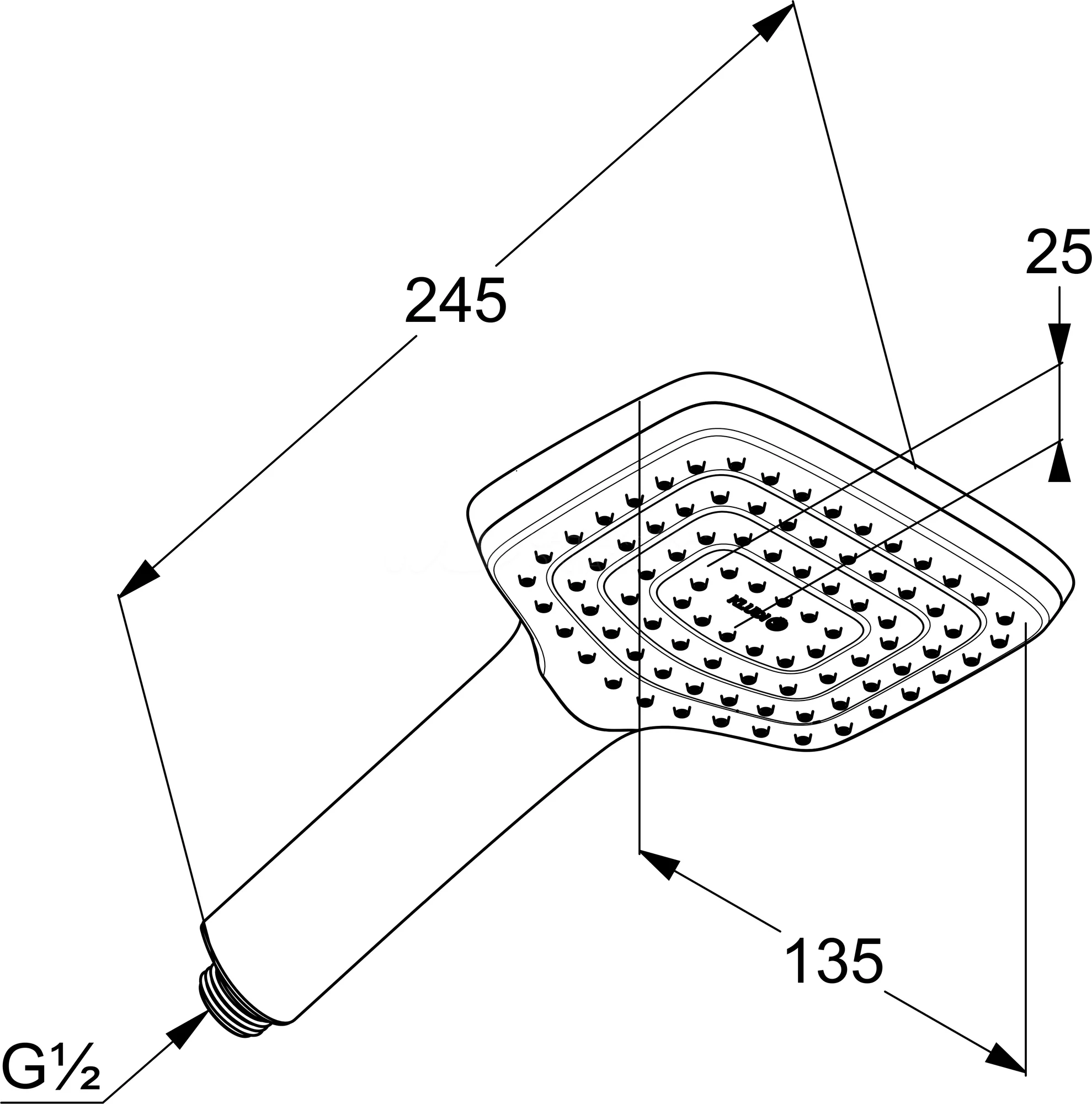 Душевая система с термостатом для душа, хром Kludi Cockpit Discovery 8020091-00