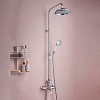 Душевая система со смесителем для душа, хром Jacob Delafon Louise E24368-CP
