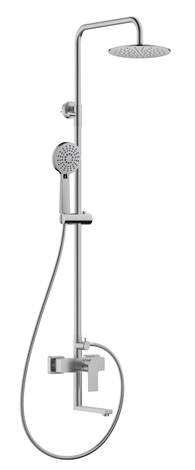 Душевая система со смесителем для ванны, сатин ESKO Ekaterinburg ST250EK