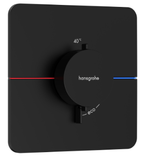Переключатель потоков, встраиваемый, черный Hansgrohe ShowerSelect Comfort Q 15588670