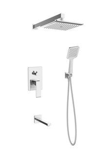 Душевая система со смесителем для душа, встраиваемая, хром ESKO SET7in1SQ