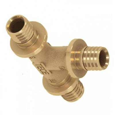 760016 ТЕСЕ Тройник 90*, 16х16х16, латунь