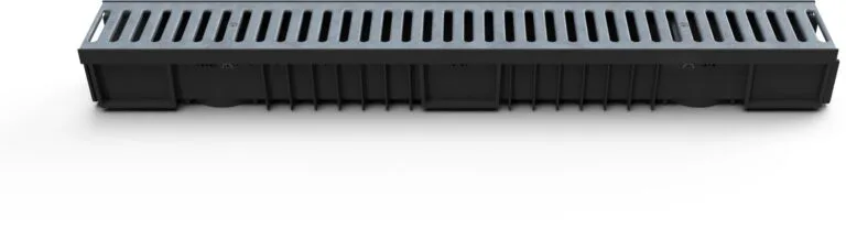 Водосточный желоб с оцинкованной решеткой, наружный MCH CH1112