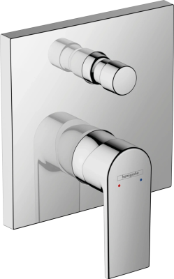 Смеситель для ванны, встраиваемый, хром Hansgrohe Vernis Shape 71468000 