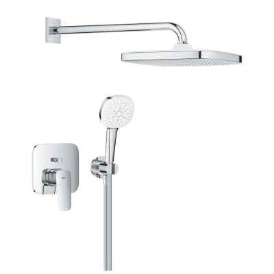 Душевая система со смесителем для душа, хром Grohe Cubeo 1053360000 Душевая система со смесителем для душа, хром Grohe Cubeo 1053360000