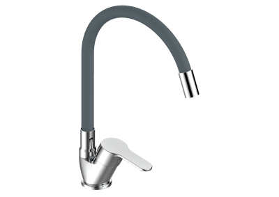 Смеситель для кухни, гибкий излив, хром VODA Tide TD519G Смеситель для кухни, гибкий излив, хром VODA Tide TD519G
