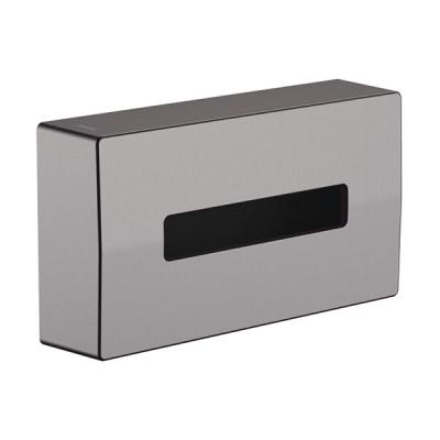 Держатель бумажных полотенец, шлифованный черный хром Hansgrohe AddStoris 41774340