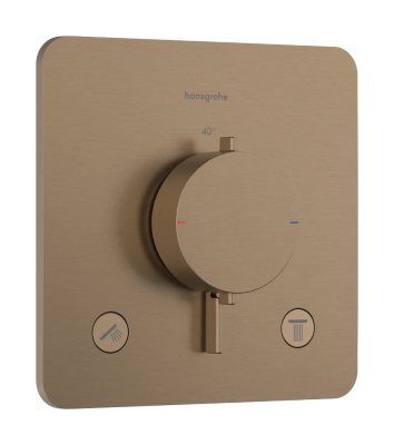 Термостат для душа, встраиваемый, бронза Hansgrohe Ecostat Comfort Q 33713140