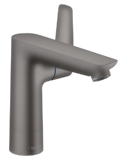 Смеситель для раковины 150, с донным клапаном, шлиф. черный хром Hansgrohe Talis E 71754340
