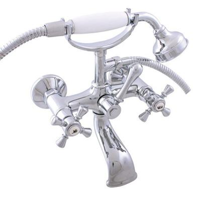 Смеситель для ванны с душевой лейкой, хром Rav Slezak Morava Retro MK359.5/2 