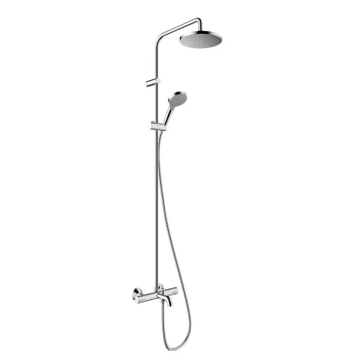 Душевая система с термостатом для ванны, хром Hansgrohe Vernis Blend Showerpipe 26274000 Душевая система с термостатом для ванны, хром Hansgrohe Vernis Blend Showerpipe 26274000