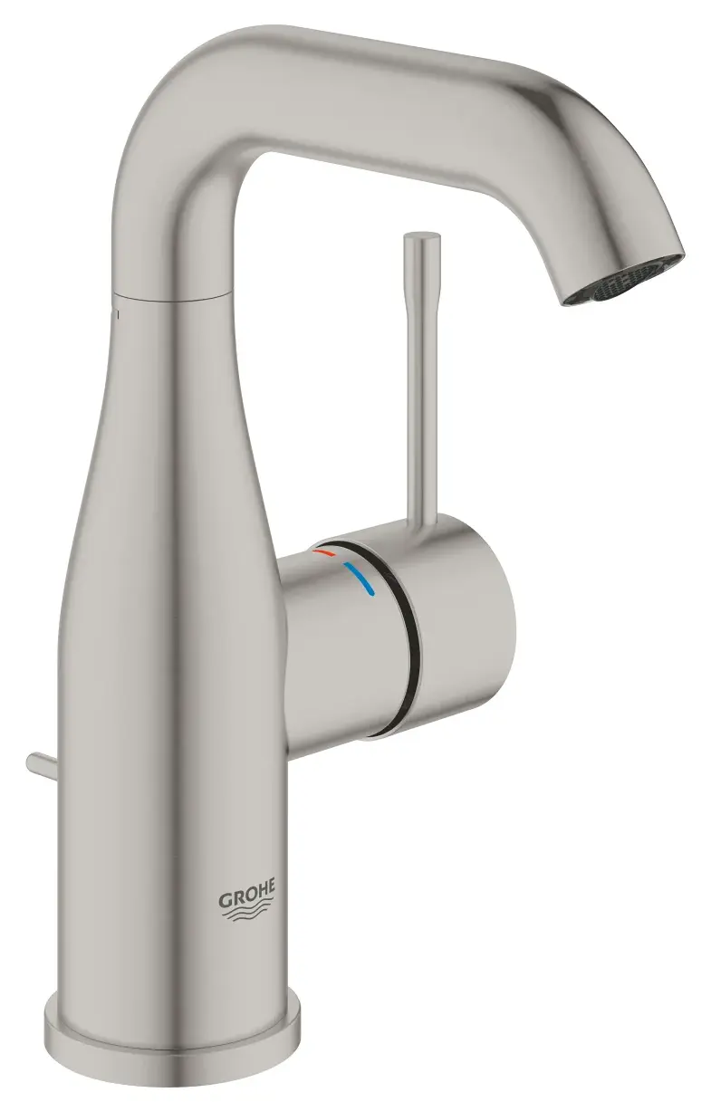 Смеситель для раковины, размер M, суперсталь Grohe Essence 24173DC1