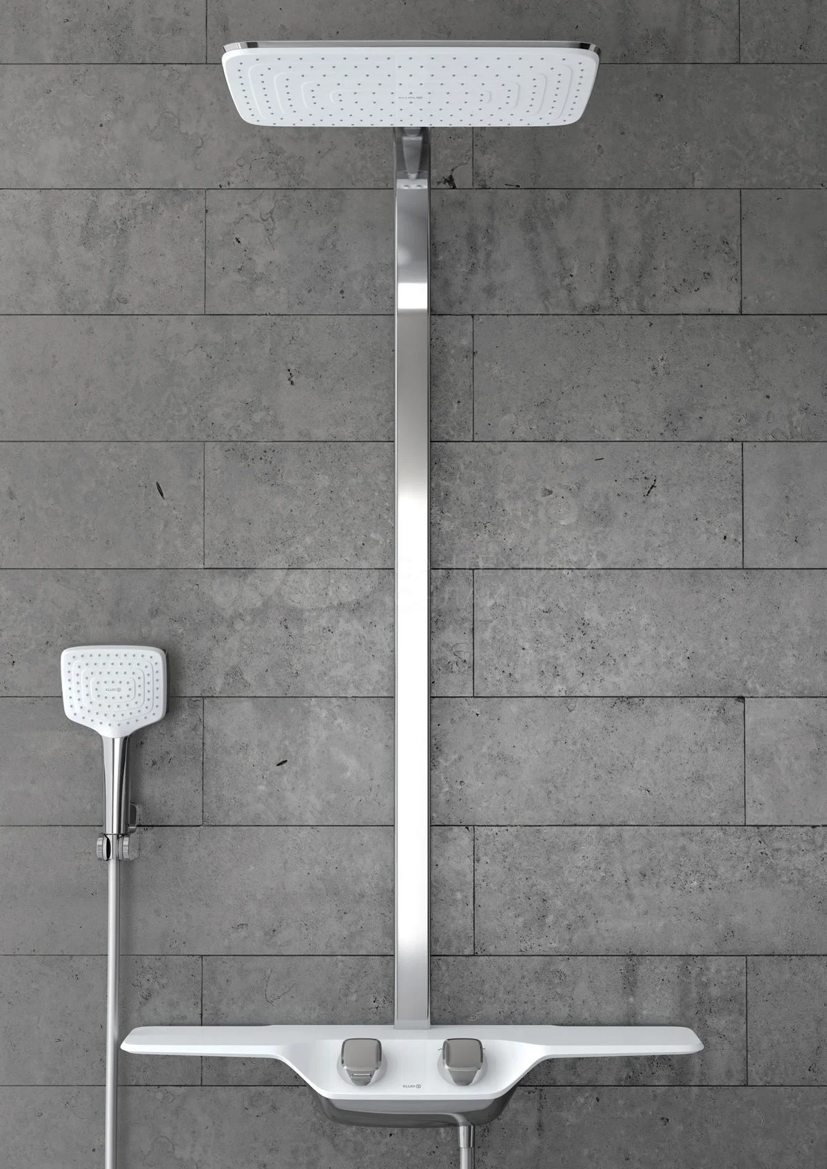 Душевая система с термостатом для душа, хром Kludi Cockpit Discovery 8020091-00