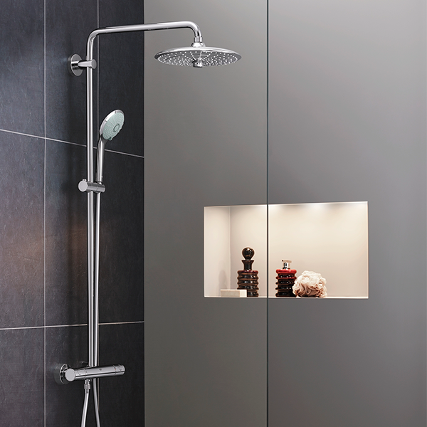 Душевая система с термостатом Grohe Euphoria 260, хром, 27296002