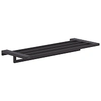 Полка для полотенец 648, с держателем, черная Hansgrohe AddStoris 41751670