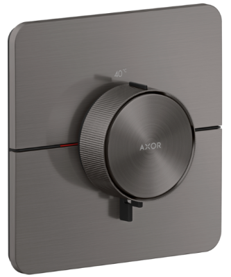 Термостат для душа, встраиваемый, шлиф.черный хром Axor ShowerSelect ID 36775340