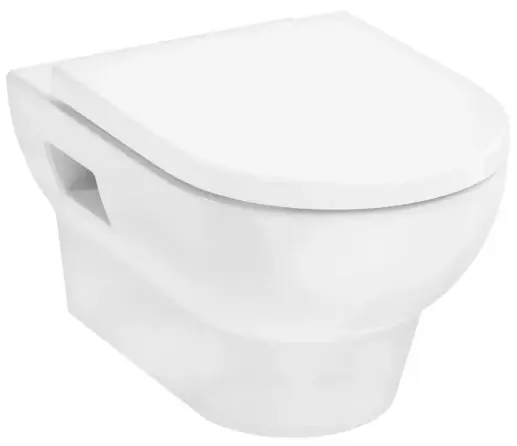 Унитаз подвесной с крышкой-сиденьем без микролифта, белый Hansgrohe GladeLake S 60201450 | интернет-магазин в Алматы Унитаз подвесной с крышкой-сиденьем без микролифта, белый Hansgrohe GladeLake S 60201450
