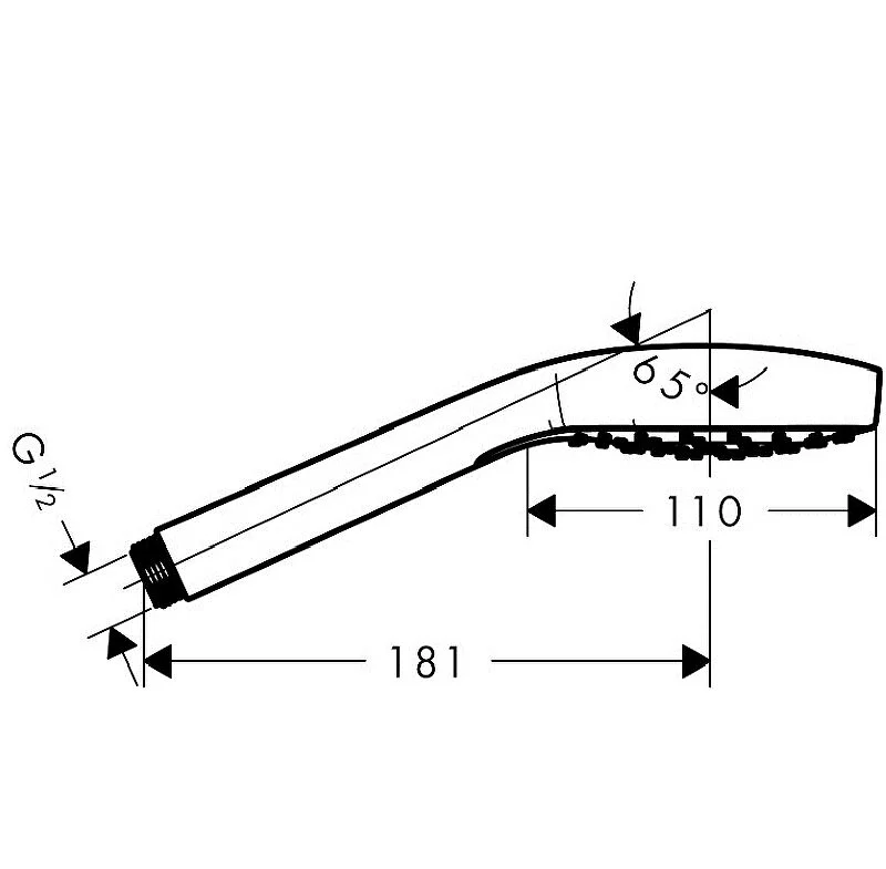 Ручной душ, белый Hansgrohe Croma Select E 26814700