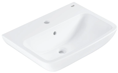 Раковина подвесная 55, с переливом, альпин-белый Grohe BauEdge Ceramic 39807000 Раковина подвесная 55, с переливом, альпин-белый Grohe BauEdge Ceramic 39807000