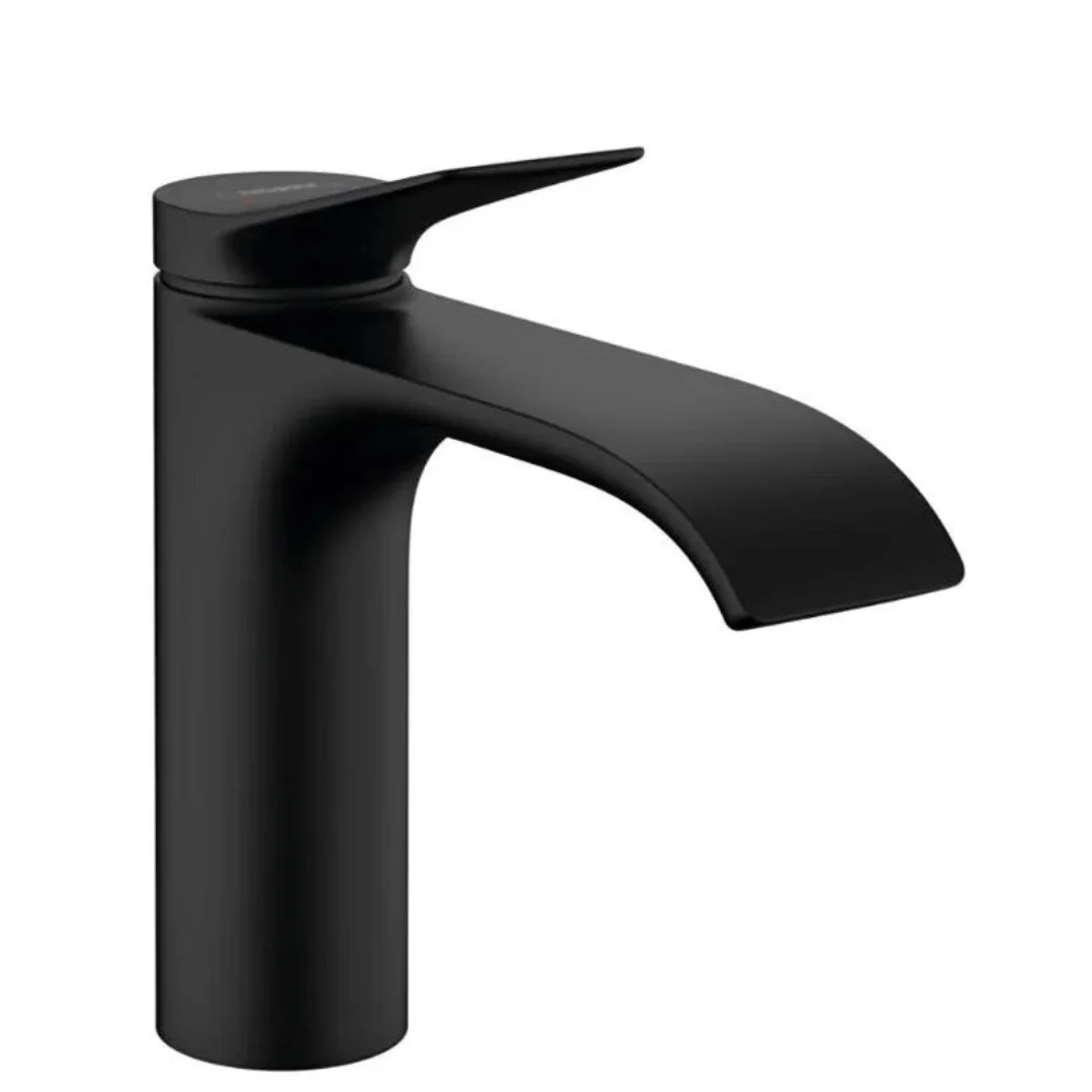 Смеситель для раковины с донным клапаном, черный Hansgrohe Vivenis 75020670