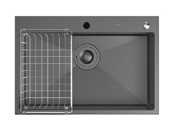 Мойка 450x700, одна чаша, нержавеющая сталь JOMOO 06235-9AZ-1