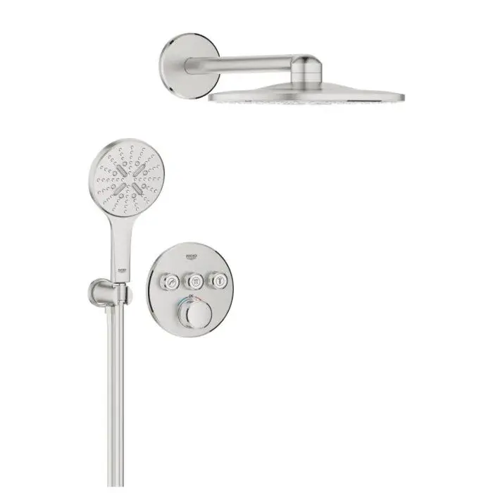 Душевая система встраиваемая, суперсталь Grohe Grohtherm SmartControl 310 34863DC0