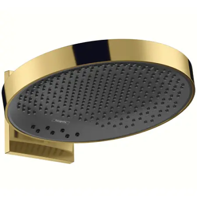 Верхний душ 360, с настенным креплением, золото Hansgrohe Rainfinity 3jet 26234990