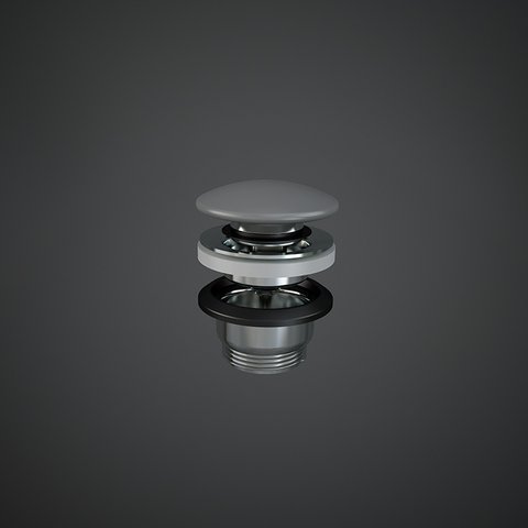 Донный клапан, серый Rak Ceramics DUO000503A