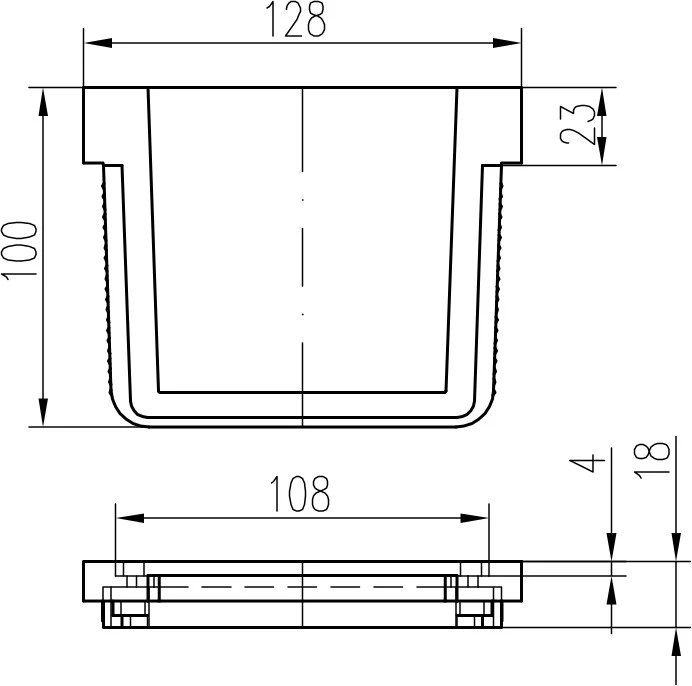 Торцевая заглушка наружного водосточного желоба MCH CH1120