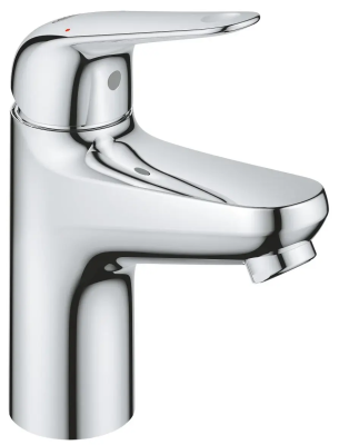 Смеситель для раковины с донным клапаном, размер S, хром Grohe Euroeco 24256001