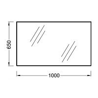Зеркало 100 Jacob Delafon Ola EB1099-RU