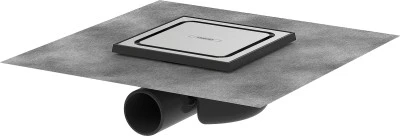 Трап точечный для пола, боковой слив Hansgrohe RainDrain Spot 56055800